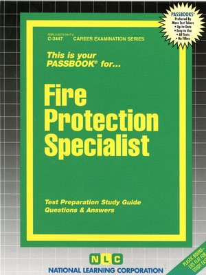 cover image of Fire Protection Specialist